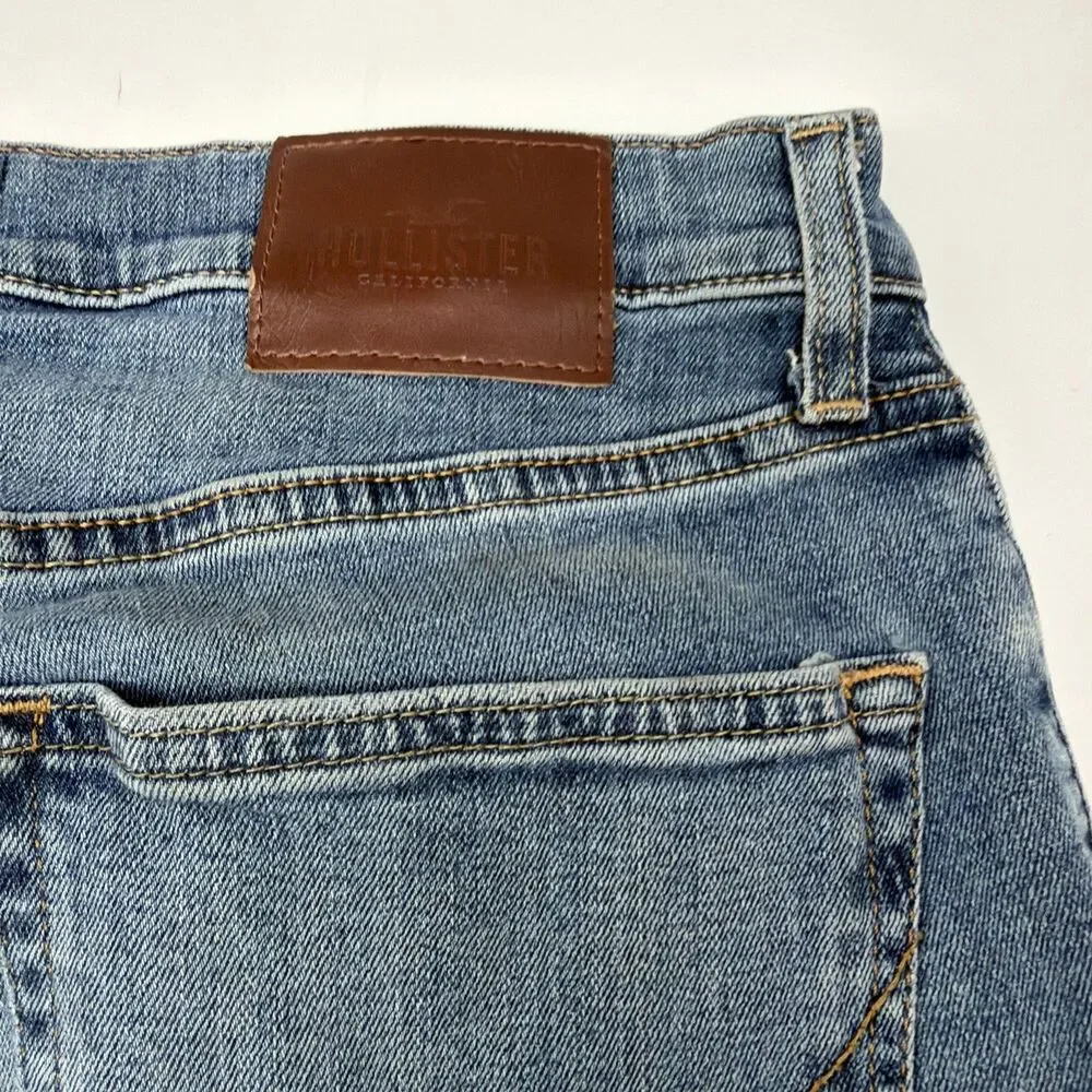 Hollister Jeans Mens Size 32x32 Epic Flex Boot Cut Med Wash Blue Denim Fits